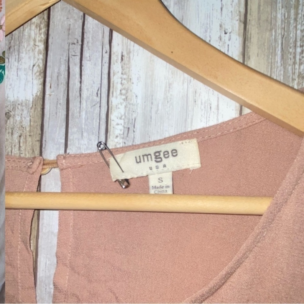 Umgee Blush Embroidered Dress - Picture 5 of 8
